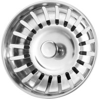 Edelstahl Küchenspüle Sieb Abflusssieb Küchenspüle Stopper Siebkörbchen mit Zapfen für Stopfenbedienung 80mm von KEYOUNG