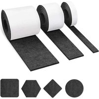 Filzgleiter Selbstklebend, 3 Rollen Filz Möbel Klebefilz 100 cm x 10 cm, 100 cm x 5 cm, 100 cm x 2 cm Schneiden Sie Jede Form, Schwarze Möbelgleiter Filzgleiter Selbstklebend, 3 Rollen Filz Möbel Klebefilz 100 cm x 10 cm, 100 cm x 5 cm, 100 cm x 2 cm Schneiden Sie Jede Form, Schwarze Möbelgleiter von KEYOUNG