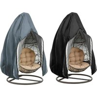 Hängesessel Abdeckung groß Abdeckplane hängesessel schutzhülle Abdeckhauben für Schwebesessel Stoff mit PU-Überzug Regenabdeckung Wasserdichtes von KEYOUNG