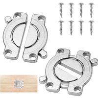 Keyoung - 2 Stück Arbeitsplattenverbinder, Arbeitsplatten Verbindungsschiene, Drehriegel Tischplattenverbinder, Zinklegierung Möbelbeschläge, Keyoung - 2 Stück Arbeitsplattenverbinder, Arbeitsplatten Verbindungsschiene, Drehriegel Tischplattenverbinder, Zinklegierung Möbelbeschläge, von KEYOUNG