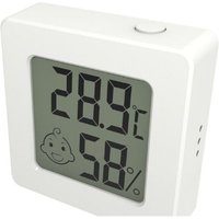 Keyoung - 2er-Pack Mini-Hygrometer-Innenthermometer, Luftfeuchtigkeitsmesser mit ℃, digitaler Temperaturmonitor für Gewächshaus, Babyzimmer, Keller, von KEYOUNG