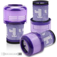 3 Stück Filter für Dyson V12 Staubsauger, Kompatibel mit Dyson V12 Detect Slim Absolute Extra Total Clean Motorhead Complete Akku-Staubsauger, von KEYOUNG
