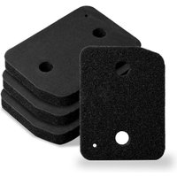 Keyoung - 4er Set Filter für Miele 9164761 Trockner Wärmepumpentrockner Fein/Grob 207 x 157 x 30mm Sockelfilter Schwammfilte Schaumfilter Ersatzteile von KEYOUNG