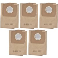 5 Stück - Papierfilterbeutel Papierfiltertüten Staubsaugerbeutel Set kompatibel mit Kärcher ersetzt 6.959-130.0 von KEYOUNG