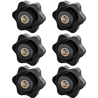 Keyoung - Sterngriffmutter M8, Innengewinde Klemmknopf, Rändelmutter, M8 Klemmmutter, Sternkopf Klemmknopf, Rändelknopf, Rändelgriffmuttern für Keyoung - Sterngriffmutter M8, Innengewinde Klemmknopf, Rändelmutter, M8 Klemmmutter, Sternkopf Klemmknopf, Rändelknopf, Rändelgriffmuttern für von KEYOUNG