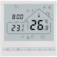 Keyoung - Vernetzter und intelligenter Thermostat 16 a, geeignet für elektrische Heizung, LCD-Display Keyoung - Vernetzter und intelligenter Thermostat 16 a, geeignet für elektrische Heizung, LCD-Display von KEYOUNG