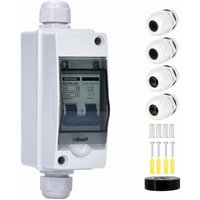 Keyoung - pv Sicherungsautomat 40A, IP65 Leistungsschalter Solaranlage, Sicherungsautomat Gleichstrom, 2 Polig dc 12V-240V Trennschalter mit Keyoung - pv Sicherungsautomat 40A, IP65 Leistungsschalter Solaranlage, Sicherungsautomat Gleichstrom, 2 Polig dc 12V-240V Trennschalter mit von KEYOUNG