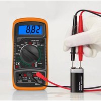 Keyoung - Digital Multimeter Voltmeter Batterietester Spannungsprüfer ac/dc Spannung Strom Prüfer Durchgangsprüfer Ohm Volt Ampere Messgerät von KEYOUNG
