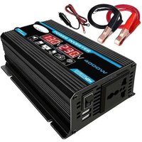 4000W Wechselrichter12v 220v/110v Led Ac Spannungswandler mit Alligatorclip Zigarettenanzünder Stecker Power Inverter für Auto KFZ Wohnwagen LKW von KEYOUNG
