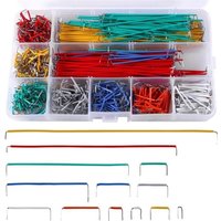 Pack of 840 Jumper Wire 14 Different Lengths Assorted Breadboard Jumper Wire Male to Male with Plastic Box for Breadboards and Laboratory Boards Pack of 840 Jumper Wire 14 Different Lengths Assorted Breadboard Jumper Wire Male to Male with Plastic Box for Breadboards and Laboratory Boards von KEYOUNG