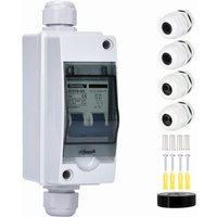 Keyoung - pv Sicherungsautomat 40A, IP65 Leistungsschalter Solaranlage, Sicherungsautomat Gleichstrom, 2 Polig dc 12V-240V Trennschalter mit von KEYOUNG