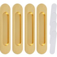 Schiebetürgriffe Selbstklebend 4pcs 18cm Bündiger Zugstanzer-Freier Griff für Schiebetüren Goldfarbener Ovale Türgriffe Aus Aluminiumlegierung Schiebetürgriffe Selbstklebend 4pcs 18cm Bündiger Zugstanzer-Freier Griff für Schiebetüren Goldfarbener Ovale Türgriffe Aus Aluminiumlegierung von KEYOUNG
