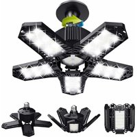 Cisea - Set Garagen-LEDs – 120 w – 12000 lm – Werkstattlampe – verformbare Deckenleuchten – E26/E27-Panels von CISEA