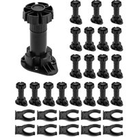 Set mit 20 Möbelfüßen, Küchenmöbelfüßen, mit 10 Befestigungsstützen, erweiterter Bereich: 100–120 mm. Set mit 20 Möbelfüßen, Küchenmöbelfüßen, mit 10 Befestigungsstützen, erweiterter Bereich: 100–120 mm. von KEYOUNG