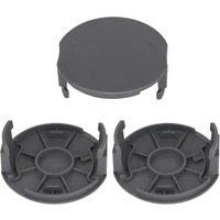 Spulenabdeckung F016F05320 Passend für Bosch 3600HC1JB0 EasyGrassCut 18 23 26 18-26 18-230 18-260 Rasentrimmer,Ersatz-Spulenkappe (3 Stück) von KEYOUNG