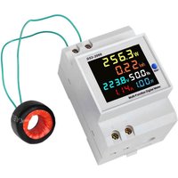 Stromverbrauchsanzeige D52-2066 Stromzähler Phase Haushalt Smart Wattstundenzähler Führungsschiene Typ 220V Spannung Strom Leistung Frequenzfaktor von KEYOUNG