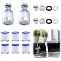 Wasserfilter Wasserhahn,2 Stück Wasserfilter Entkalker mit 6 Stück Filterelement und 2 Stück Universaladapter für Spüle,360°-Drehung Wasserhahn Wasserfilter Wasserhahn,2 Stück Wasserfilter Entkalker mit 6 Stück Filterelement und 2 Stück Universaladapter für Spüle,360°-Drehung Wasserhahn von KEYOUNG