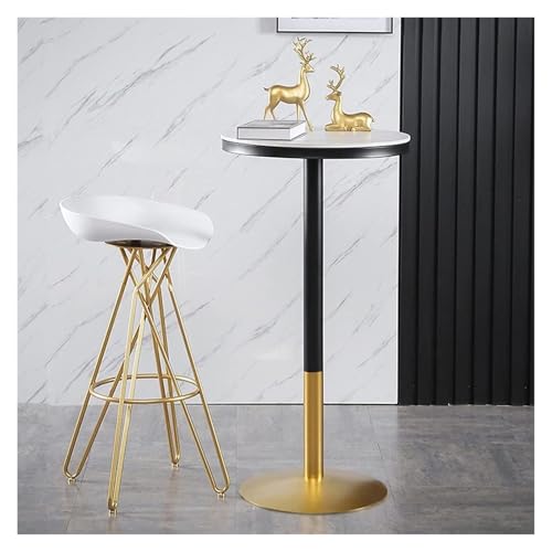 Bartisch, Stehtisch, Stehtisch mit Metallbeinen aus Eisen, for Restaurants, Bars, Außengastronomie(95cm(37in)) von KEuLen