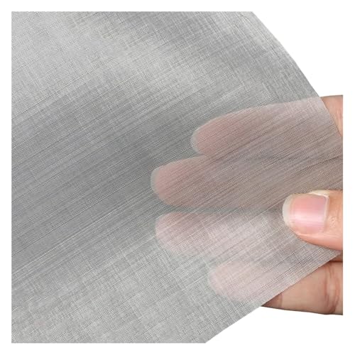 Drahtgitter Feinmaschig, Gewebtes Drahtgeflecht, 100 Mesh Feinsieb Mesh Nagetiersicheres Metallgitterblatt for Entlüftung, Filter, Garten(1.2x4m) von KEuLen