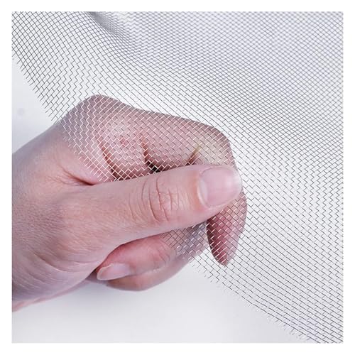 Drahtgitter Feinmaschig, Gewebtes Drahtgeflecht, 20 Maschen, 1,2 mm Loch, reißfestes Drahtgeflecht, leicht zu schneiden(0.8x5m) von KEuLen