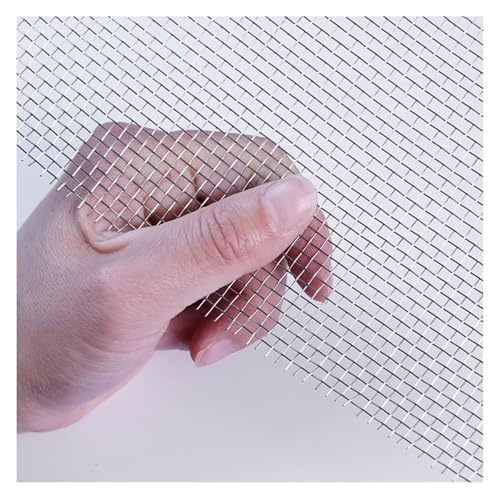 Drahtgitter Feinmaschig, Gewebtes Drahtgeflecht, 304 Edelstahl Draht Metall Mesh Blätter Woven Draht Grill Net for Luft Ziegel, Garten(1x9m) von KEuLen