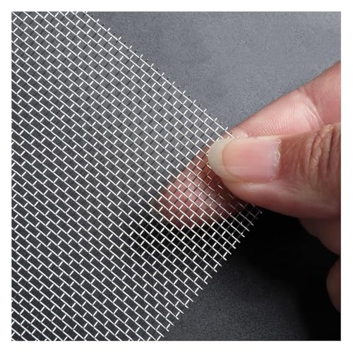 Drahtgitter Feinmaschig, Gewebtes Drahtgeflecht, Edelstahl-Drahtgeflecht-Siebfilter-Siebblatt for Lüftung, Fenster und Garten(1x9m) von KEuLen