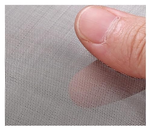 Drahtgitter Feinmaschig, Gewebtes Drahtgeflecht, Edelstahlgewebe, 80 Mesh Filtersieb, Filtertuch for Lüftung, Filter, Fenster und Garten(1x2m) von KEuLen