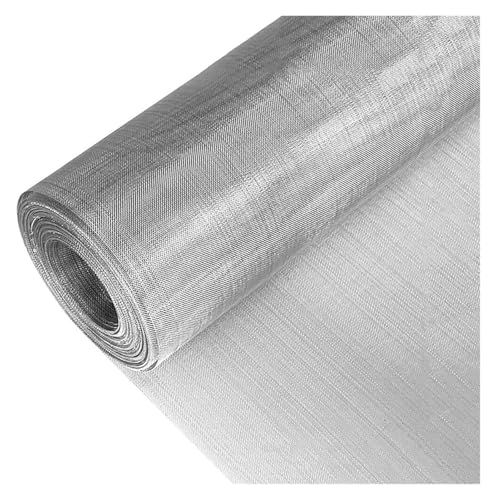Drahtgitter Feinmaschig, Gewebtes Drahtgeflecht, Edelstahlgewebedraht 40 Maschenweite 0,5 mm, Metallnetz for Entlüftung(1.2x7m) von KEuLen