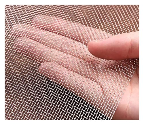 Drahtgitter Feinmaschig, Gewebtes Drahtgeflecht, Hochdichtes Filtergitterblatt zur Nagetierbekämpfung, Metallgewebe for Fenster, Türen, Filter(1x7m) von KEuLen