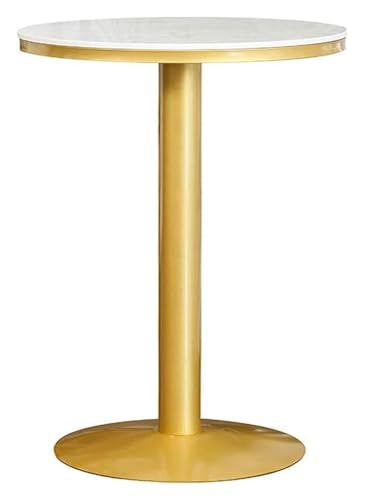 KEuLen Bartisch, Stehtisch, Moderne Höhentische mit Eisenbasis, for Theke/Esszimmer/Pub/Draußen(White,95cm(37in)) von KEuLen