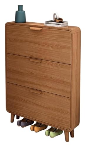 KEuLen Schuhschrank, Schuhkipper, Aufbewahrungsschrank for den Eingangsbereich der Veranda mit Klappschubladen, geeignet for Flure, Wohnungen(120 * 60 * 25CM) von KEuLen