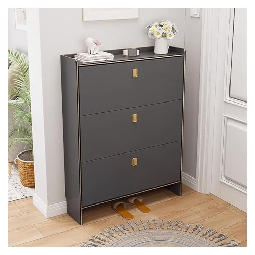 KEuLen Schuhschrank, Schuhkipper, Schuhaufbewahrung for den Eingangsbereich mit oberer Anzeige, schmaler, versteckter Schuhschrank(A,90 * 17 * 120cm) von KEuLen