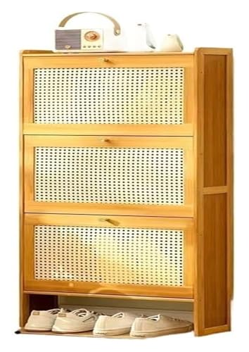 KEuLen Schuhschrank, Schuhkipper, Versteckte Schublade Schuhaufbewahrung Nizer for Turnschuhe Sandalen Hausschuhe(120 * 50 * 17cm) von KEuLen