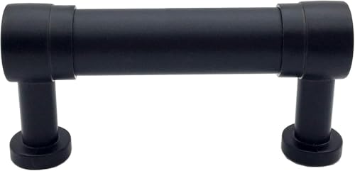 KEuLen Vintage Möbelgriff, Schubladengriffe im Vintage, Kommodengriffe, 25,4 cm CC, mattschwarz, for Schränke, Schubladen, Kommode, Küchengriffe, Hardware(C C: 2.75" (70 mm)) von KEuLen