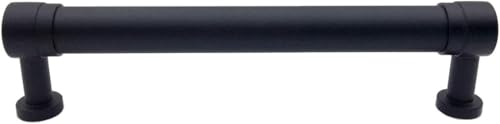 KEuLen Vintage Möbelgriff, Schubladengriffe im Vintage, Kommodengriffe, 25,4 cm CC, mattschwarz, for Schränke, Schubladen, Kommode, Küchengriffe, Hardware(C C: 5.75" (146 mm)) von KEuLen