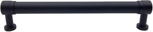KEuLen Vintage Möbelgriff, Schubladengriffe im Vintage, Kommodengriffe, 25,4 cm CC, mattschwarz, for Schränke, Schubladen, Kommode, Küchengriffe, Hardware(C C: 6.5" (165 mm)) von KEuLen