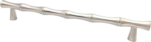 KEuLen Vintage Möbelgriff, Schubladengriffe im Vintage, Nickel poliert Chrom Öl eingerieben Bronze Antik Zinn Schrank Griff Kommode zieht Türgriffe(Brushed Nickel Steel) von KEuLen