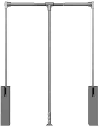 Kleiderlift für Schrank,Kleiderlift für Garderoben Herunterziehbare Kleiderstange, einziehbarer Kleiderbügel, zur Aufbewahrung von Kleidung im Kleiderschrank und Schrank(Color1,660-880mm) von KEuLen