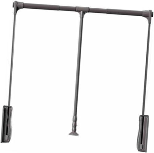 Kleiderlift für Schrank,Kleiderlift für Garderoben Herunterziehbare Kleiderstange, einziehbarer Kleiderbügel for Kleiderschrank und Aufbewahrung(Color1,700-930mm) von KEuLen