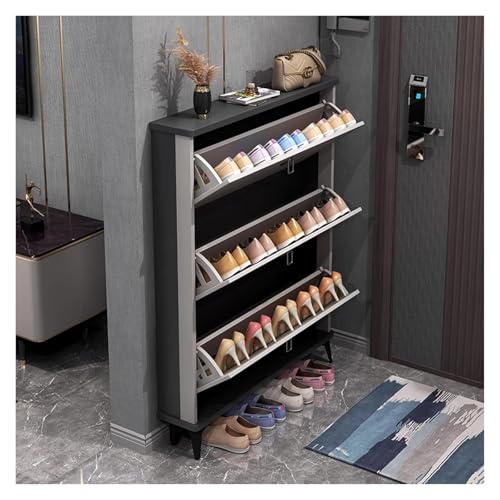 Schuhschrank, Schuhkipper, Schuhschrank for den Eingangsbereich, freistehendes Schuhregal for den Eingangsbereich mit kleinem Raum(70 * 17 * 120cm) von KEuLen