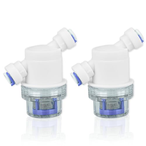 Nebelsystem Calcium Inhibitor Filter für 1/4 Gartenschlauch Outdoor Kühlsystem Terrasse Outdoor Nebelsystem Verhindern Verstopfung T-Form TransparentCup Deckel Design 2 Stück Nebelsystem Calcium Inhibitor Filter für 1/4 Gartenschlauch Outdoor Kühlsystem Terrasse Outdoor Nebelsystem Verhindern Verstopfung T-Form TransparentCup Deckel Design 2 Stück von KFAREJGOAE