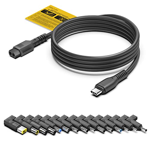 KFD USB C auf DC Tip Power Adapter Kits Convert Cable Type-C PD Power Cable to Universal Laptop Jack Plugs 15 Connectors for MacBook HP Dell MSI Gateway LG Toshiba Lenovo Acer Asus Sony Samsung Laptop KFD USB C auf DC Tip Power Adapter Kits Convert Cable Type-C PD Power Cable to Universal Laptop Jack Plugs 15 Connectors for MacBook HP Dell MSI Gateway LG Toshiba Lenovo Acer Asus Sony Samsung Laptop von KFD