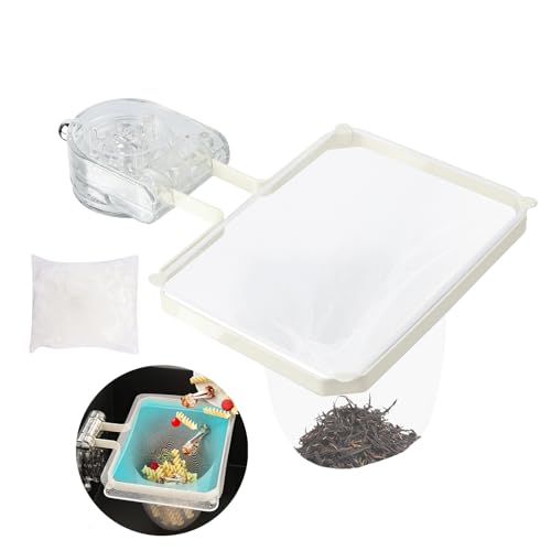 Sink Strainer, Spülbeckensieb Mit Saugnapf, Spülbecken, Sieb Küchenspüle Mit 100 Netztasche Für Küchenreste Eckspüle, Müllaufbewahrun von KFDDRN