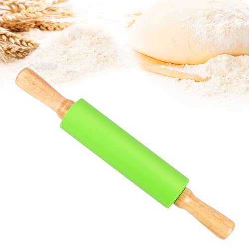 Teigroller Nudelholz Silikon Rolling Pin Antihaftbeschichtung Backrolle Nudelholz 38 Cm Für Kuchen Backen Pizza Gebäck, Nudelteig, Cookie Backutensilie von KFDDRN