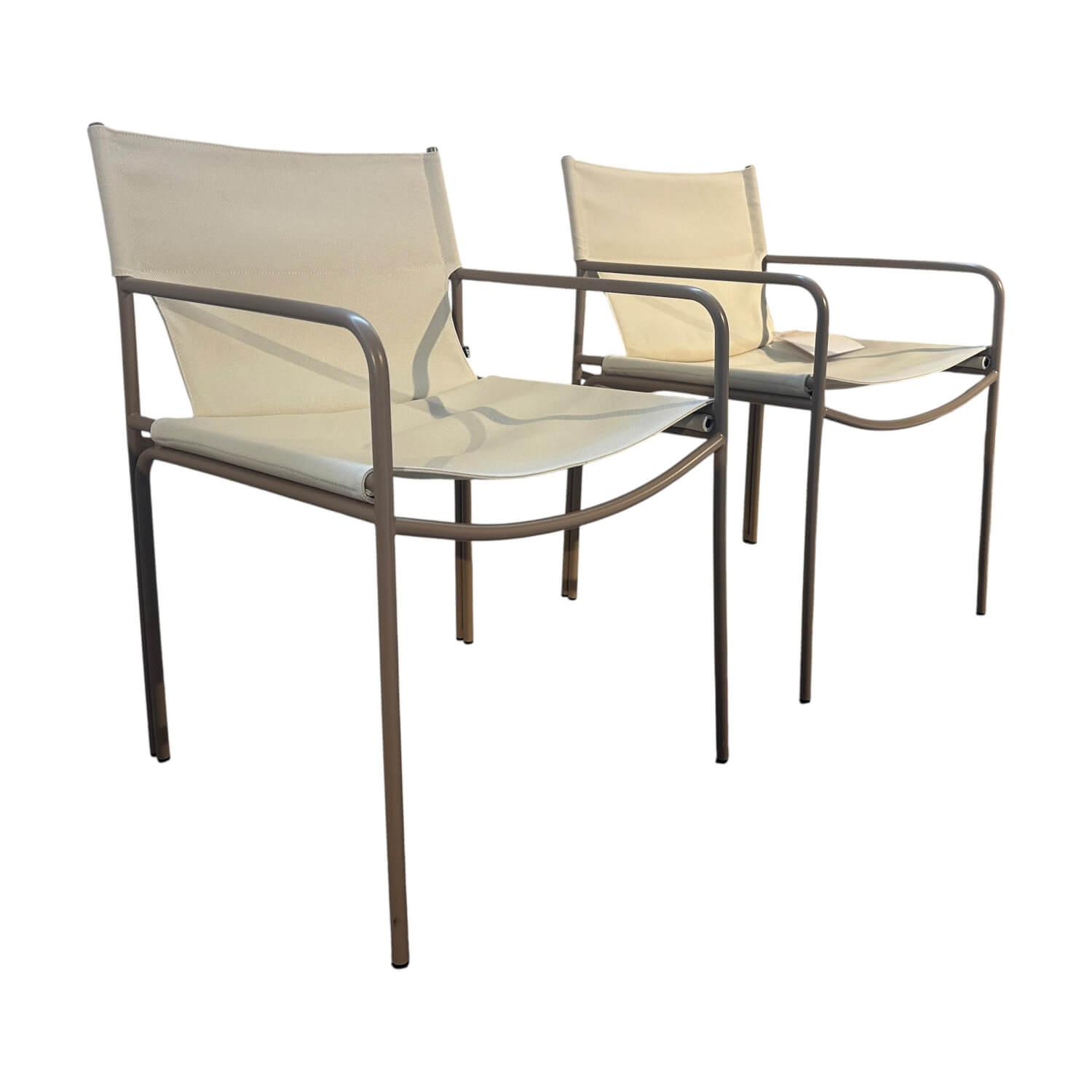 2er Set Armlehnstuhl Pool Outdoor Stoff Mare 512 Sand Beige Gestell Metall Struk... 2er Set Armlehnstuhl Pool Outdoor Stoff Mare 512 Sand Beige Gestell Metall Struk... von KFF