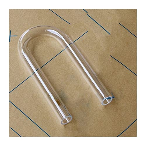 KFGISD, 1 stücke Aquarium Transparent U-Rohr Acryl Rohr Armaturen Ellenbogen Stecker Fisch Tank U-form Luft Schlauch Armaturen,Transparente Acrylrohre(O.D 32mm) von KFGISD