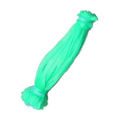 KFGISD, 10 Stück Obst- und Gemüseverpackungsnetz, for Gartenwachstumsnetzbeutel, gewebter Nylonnetzbeutel, umweltfreundlicher Verpackungsorganisator,Schaumstoff-Netzhüllen(Green,60cm) von KFGISD