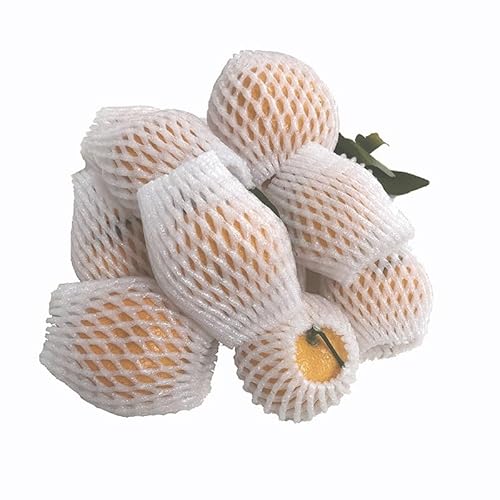 KFGISD, 100 stücke Schaum Net Sleeveine Glas Flasche Zerbrechliche Gegenstände Gemüse Obst Verdicken Mesh Tasche,Schaumstoff-Netzhüllen(17X7CM) von KFGISD