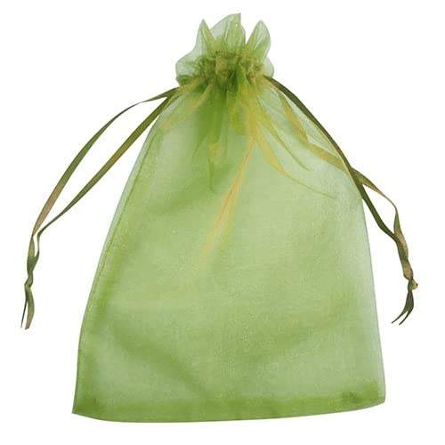 KFGISD, 100PCS Traubenschutzbeutel, for Gartennetzbeutel, landwirtschaftliche Obstgartennetze, Obst- und Gemüsebeutel,Schaumstoff-Netzhüllen(Army Green,17 x 23 cm(100PCS)) von KFGISD