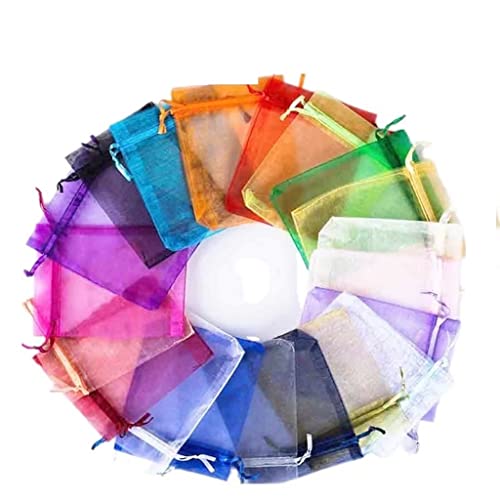 KFGISD, 100PCS Traubenschutzbeutel, for Gartennetzbeutel, landwirtschaftliche Obstgartennetze, Obst- und Gemüsebeutel,Schaumstoff-Netzhüllen(Multicolor,10 x 15 cm(100PCS)) von KFGISD